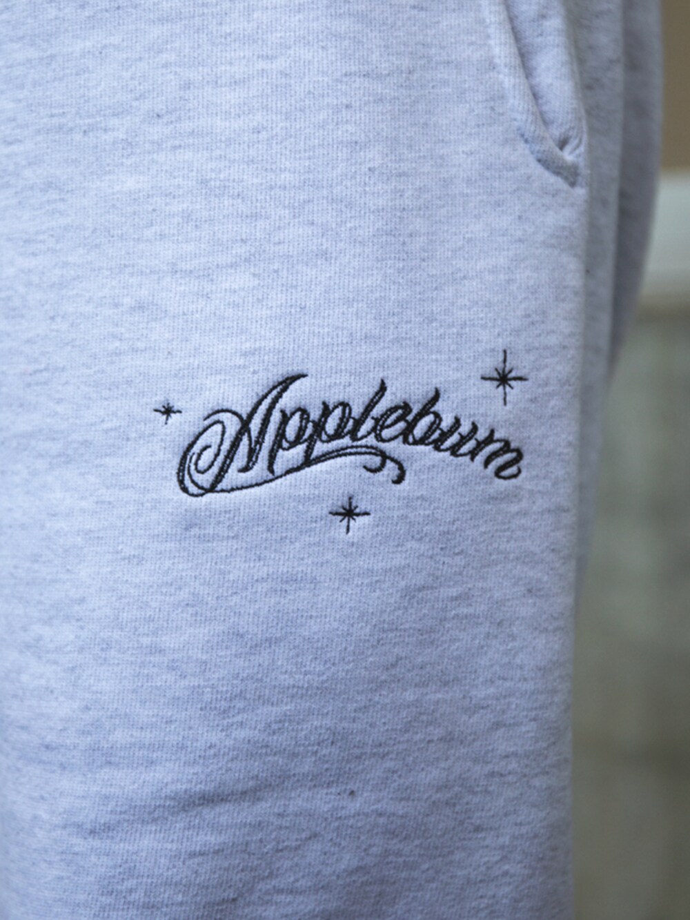 グレー系のスウェット、グレー系のスウェットパンツを着用したレディースの冬コーディネートの2枚目の写真