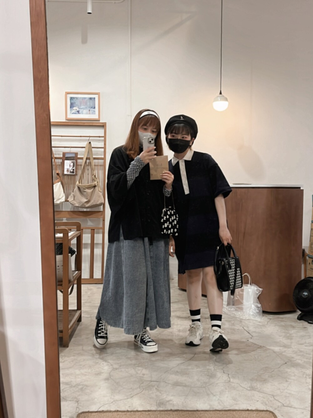 「台中」｜「UNIQLOのアイテム（トップス、ブラック系）」を使った、♡Billie-yuyu♡さん（レディース・160cm）の春コーディネートの2枚目の写真