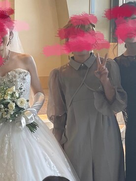 パンツドレス　フォーマル　結婚式　ゲスト　BONLECILL BONLECILL noir パンツドレス 「BONLECILL noir」3way フリル