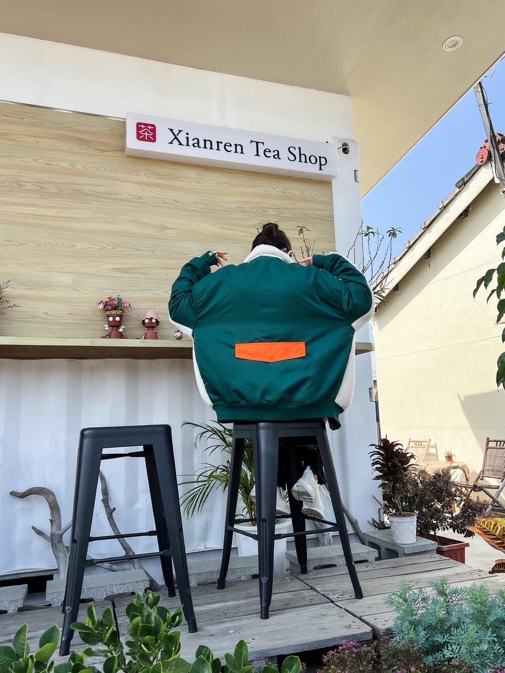 「adidas originals、studiodoe、Dior、JOURNAL STANDARD relume、Alexander Wang」｜「adidas Originalsのアイテム（ジャケット/アウター、グリーン系）」を使った、Jasmine:)さん（レディース・158cm）の冬コーディネートの3枚目の写真