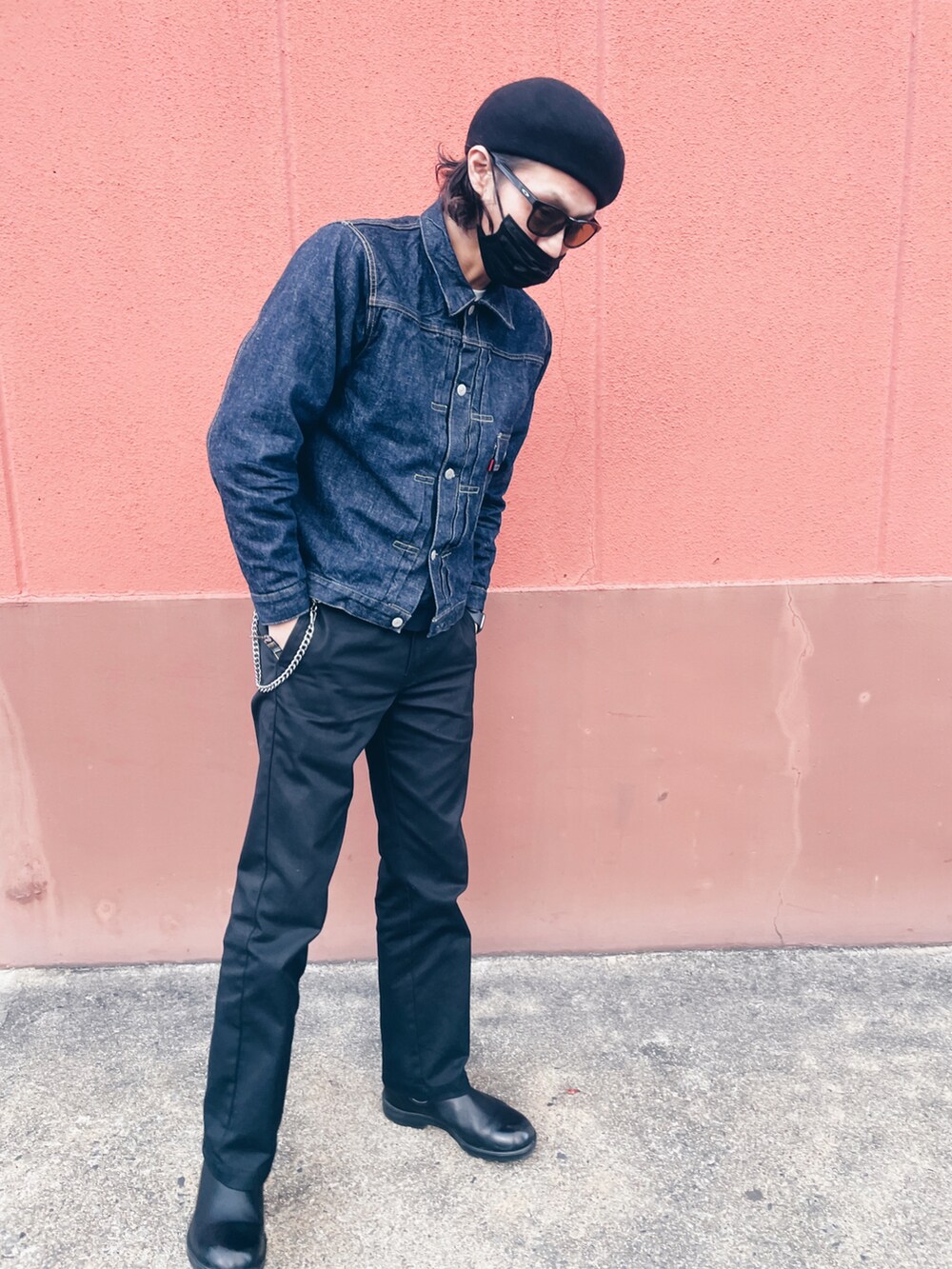 PAPAS PLUS デニムジャケット　L Papas+ PAPAS PLUS パパス プラス デニムジャケット フード デニム