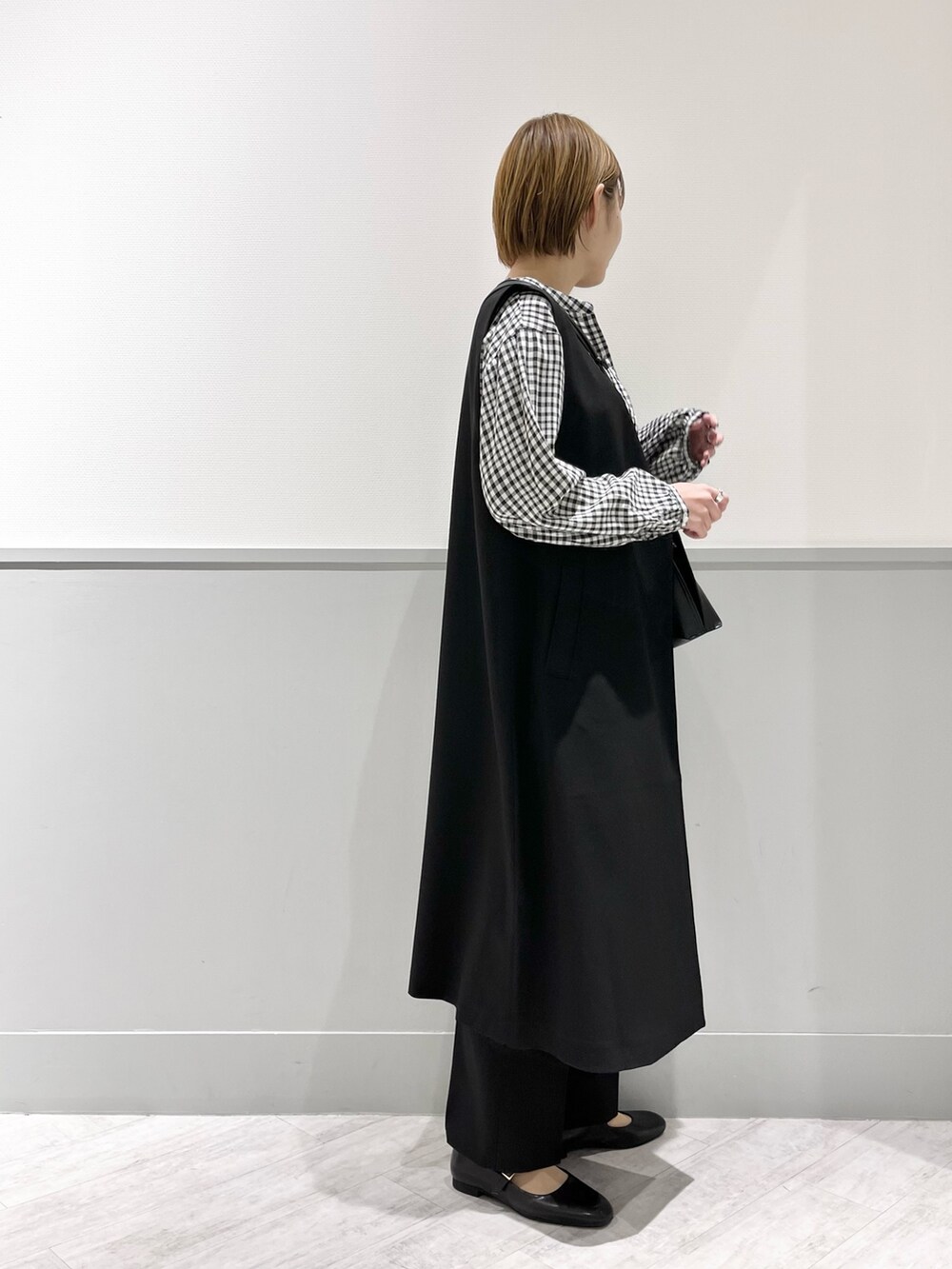 さらさらリラックスプリントブラウス/255784を使ったショップスタッフ