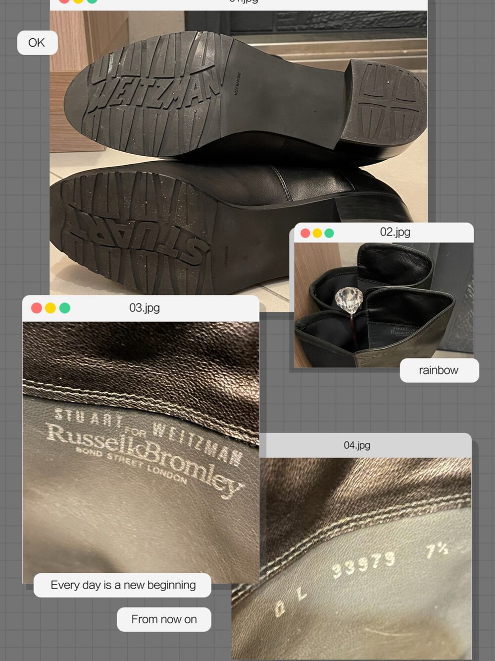 ブラック系のブーツを着用したレディースの冬コーディネートの2枚目の写真