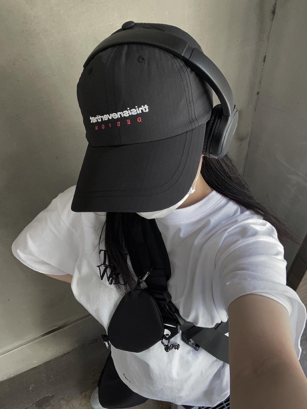 thisisneverthat キャップ 黒 新 発売ファッション - Thisisneverthat 黒 キャップ フリーサイズ