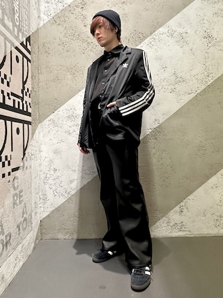 新品40 Adidas ストライプ ブレザー ジャケット ブラック GR1471 1702123336_320.jpg