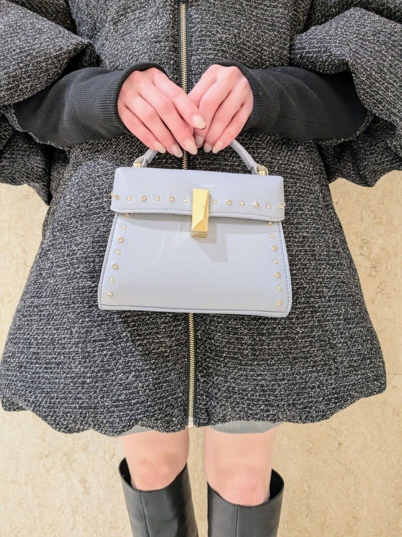 「骨格ナチュラル、ディリーコーディネート、コート、パンツ、トップス、ニット、真冬コーデ、冬コーデ」｜「CELFORDのツイードパテッドブルゾン（ブルゾン、その他）」を使った、CELFORDさん（レディース・154cm）の冬コーディネートの6枚目の写真