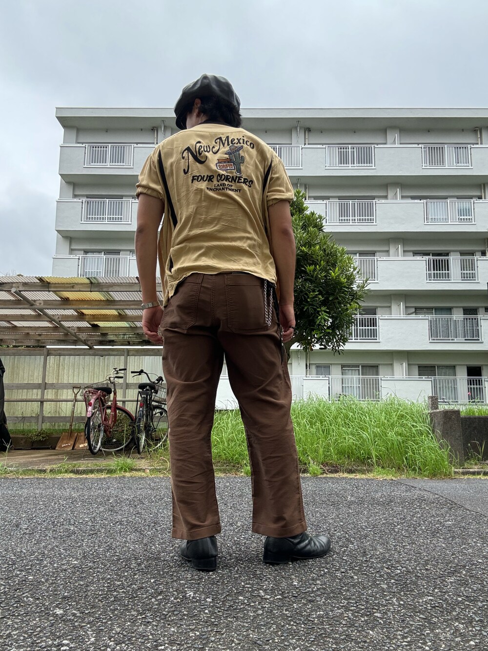 「アメカジ」｜「niko and...の刺繍ボーリングシャツ（シャツ/ブラウス、イエロー系）」を使った、mohican_naoyaさん（メンズ・176cm）の秋コーディネートの2枚目の写真
