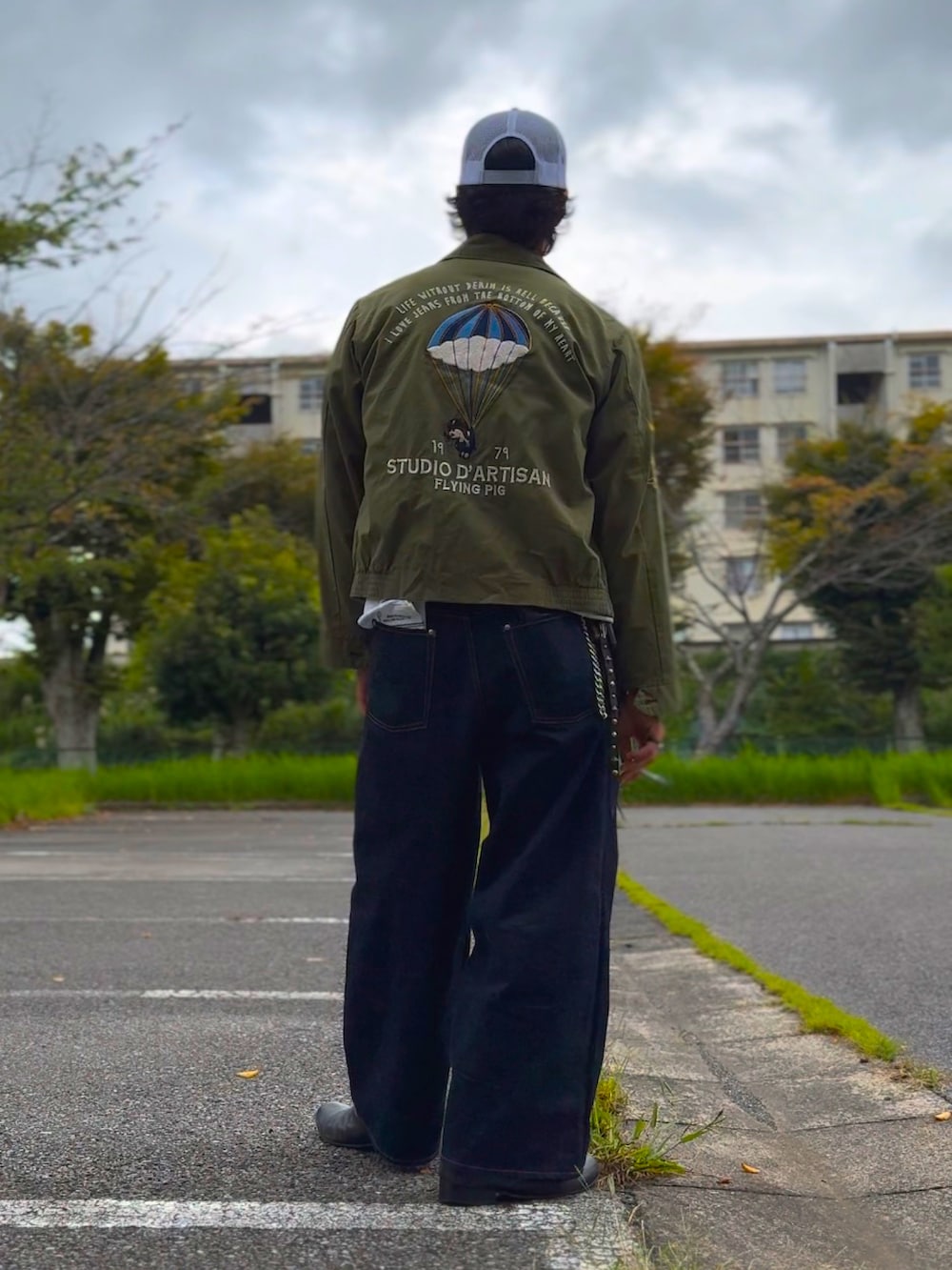 「アメカジ」｜「Los Mavericksのアイテム（キャップ、ホワイト系）」を使った、mohican_naoyaさん（メンズ・176cm）の秋コーディネートの2枚目の写真