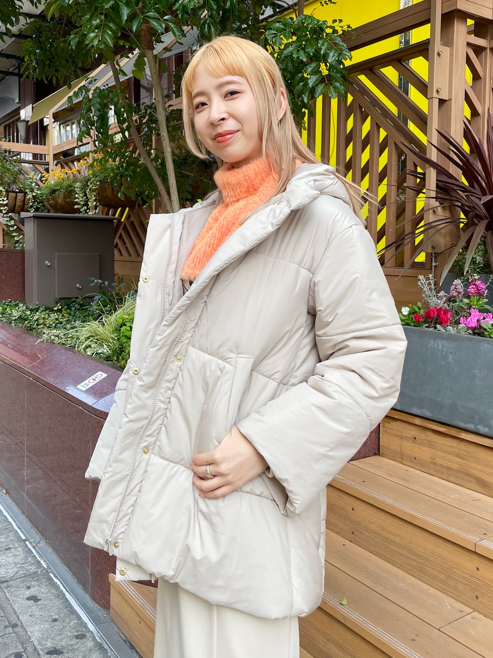 ☆美品◇レイビーム◇中綿 フーデッド コート Ray BEAMS（レイビームス 
