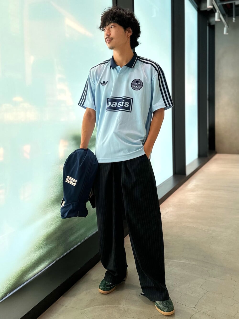 【新品】adidas × Oasis ツアー ジャカード ジャージ　XS adidas Originals × Oasis ツアー ジャカード ジャージ - ブルー