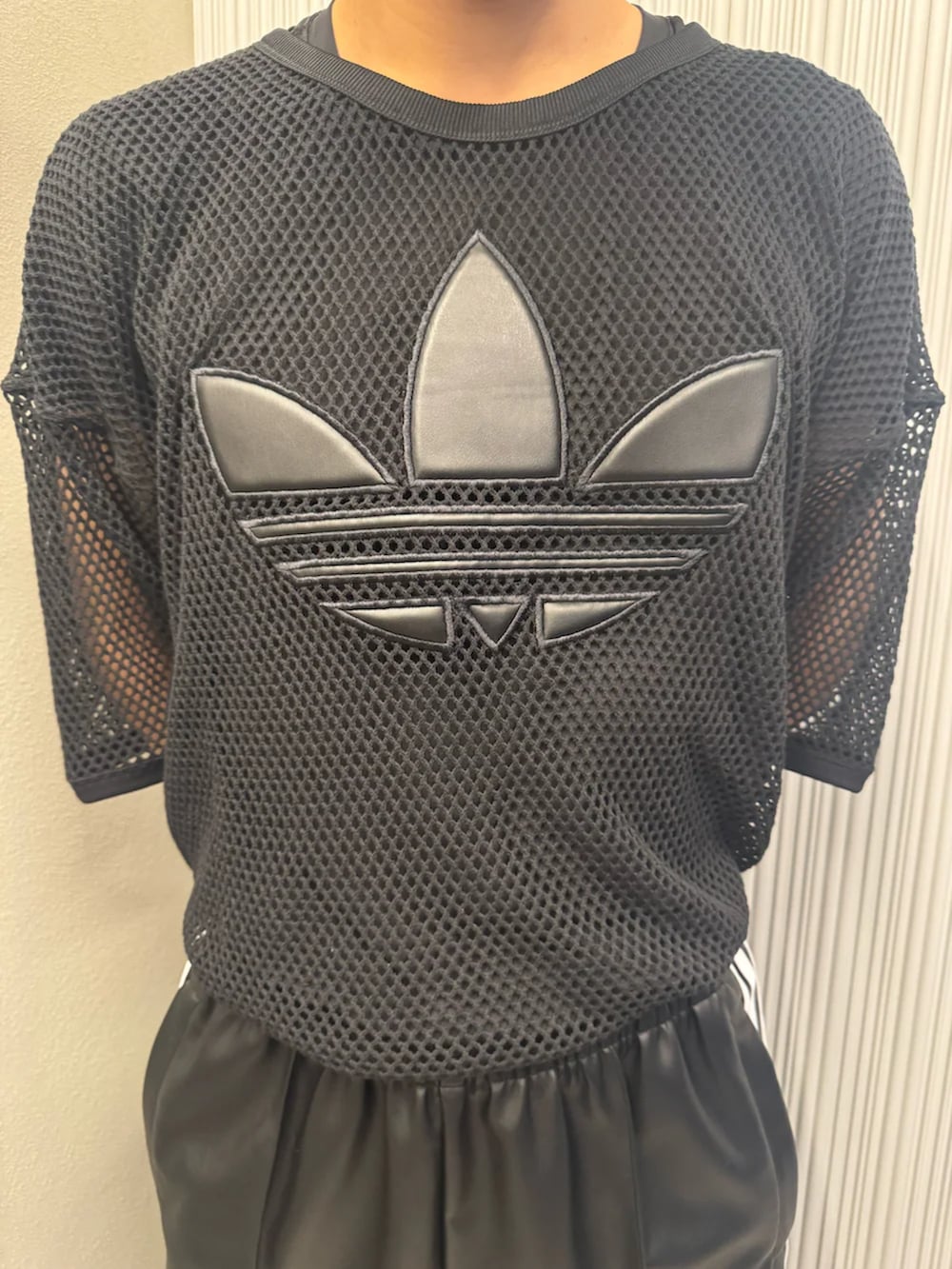 adidas × ジェレミー・スコット メッシュ 半袖Tシャツ、adidas