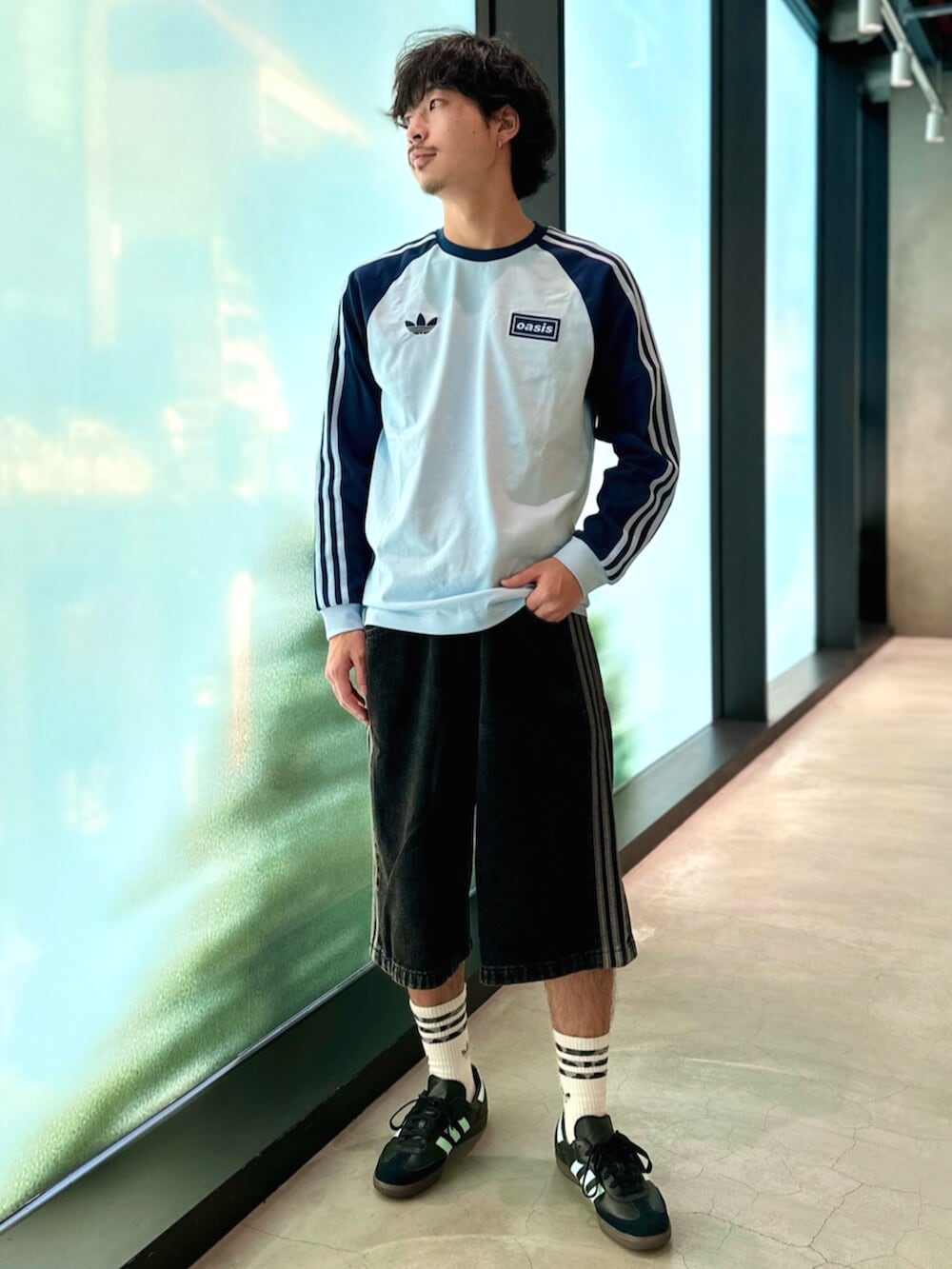 サンバ OG / Samba OG、アディカラー デニム ファイヤーバードショーツ