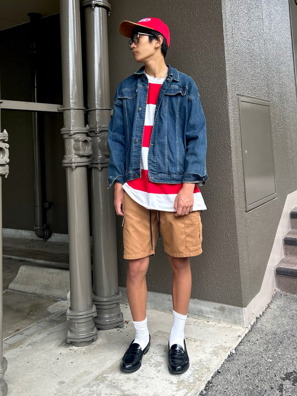bochukunさんの「デニムジャケット（devirock）」を使ったコーディネートの3枚目の写真