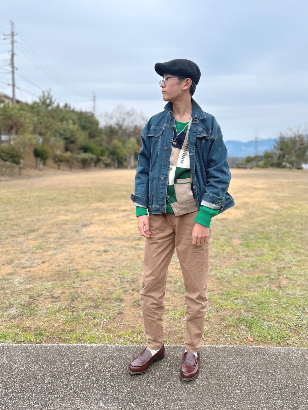 bochukunさんの「□【新色追加】【OSORO】スウェットライクニット（CIAOPANIC TYPY）」を使ったコーディネートの3枚目の写真