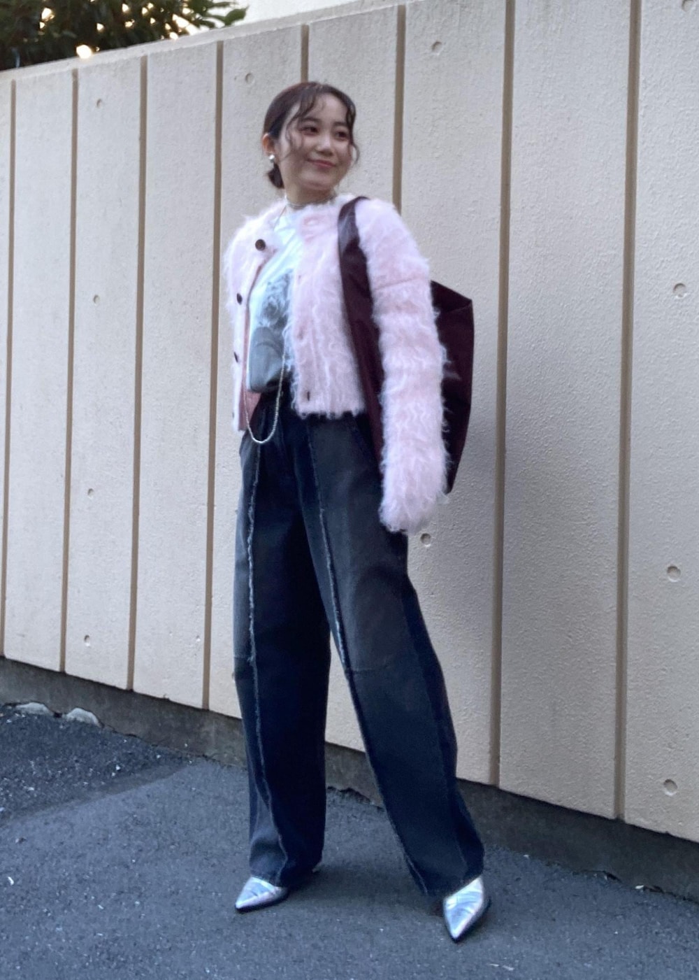 きなさんの「ポインテッドストレッチブーツ（ADAM ET ROPE'）」を使ったコーディネートの6枚目の写真