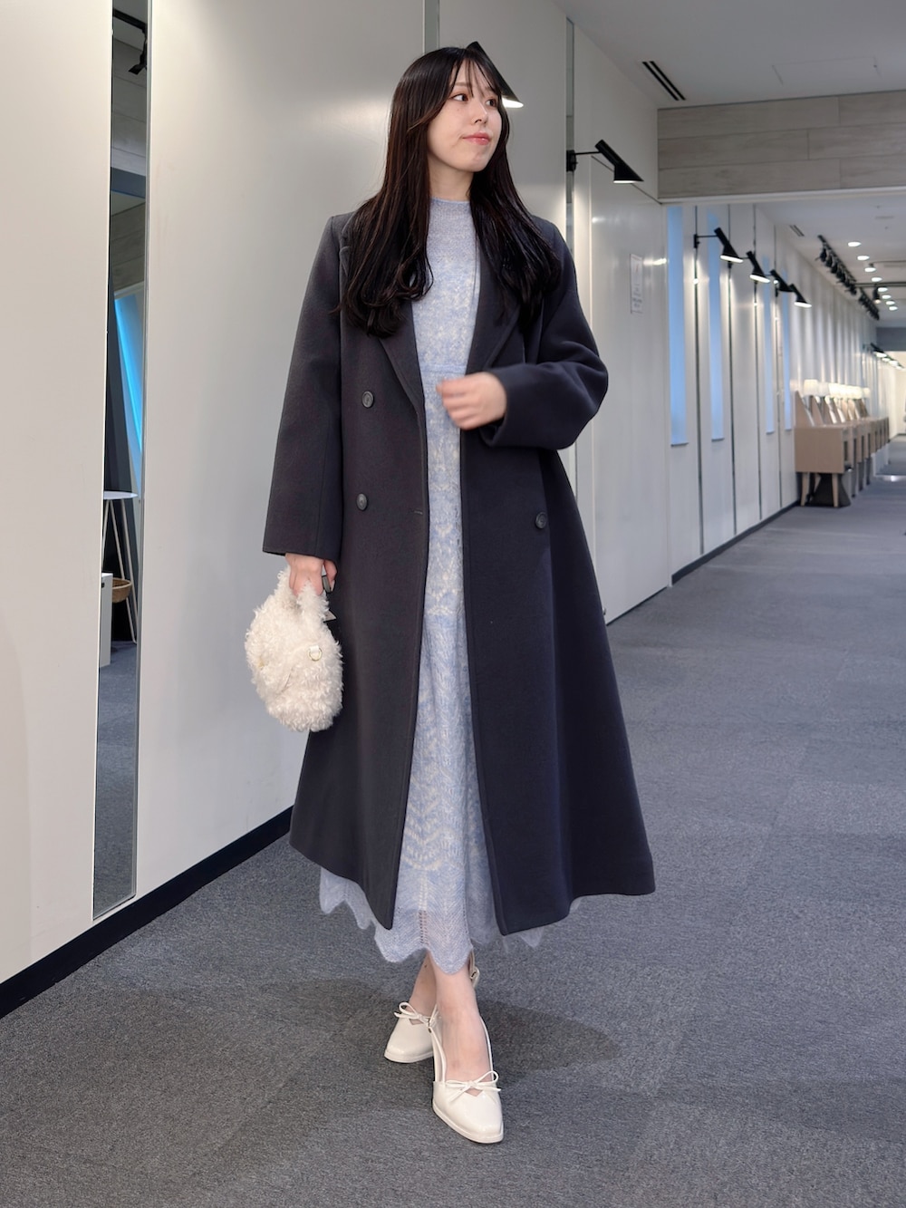 AMI(MERCURYDUO)｜MERCURYDUOのチェスターコートを使った