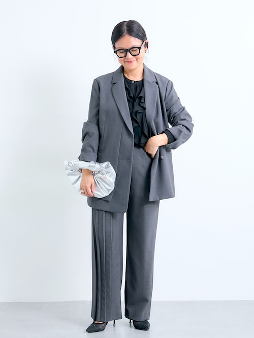 入学式・卒業式・フォーマル】＜単品＞ストレッチレイヤーデザイン