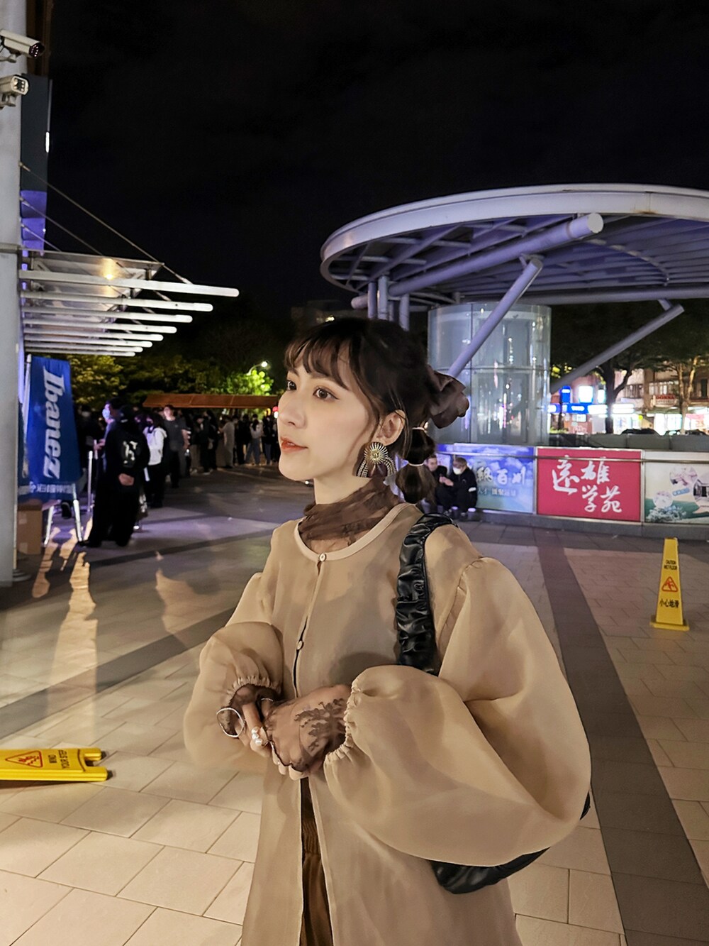 「lawgy、Taobao、shimadoya、hinari、休日スタイル、春コーデ、春、春夏コーデ、ootd、ootdtw、Taiwan、dappei、スカート、ヒナリ、WEAR」｜「shimadoyaのアイテム（スカート、ブラウン系）」を使った、Shih シイ🐰さん（レディース・164cm）の夏コーディネートの3枚目の写真