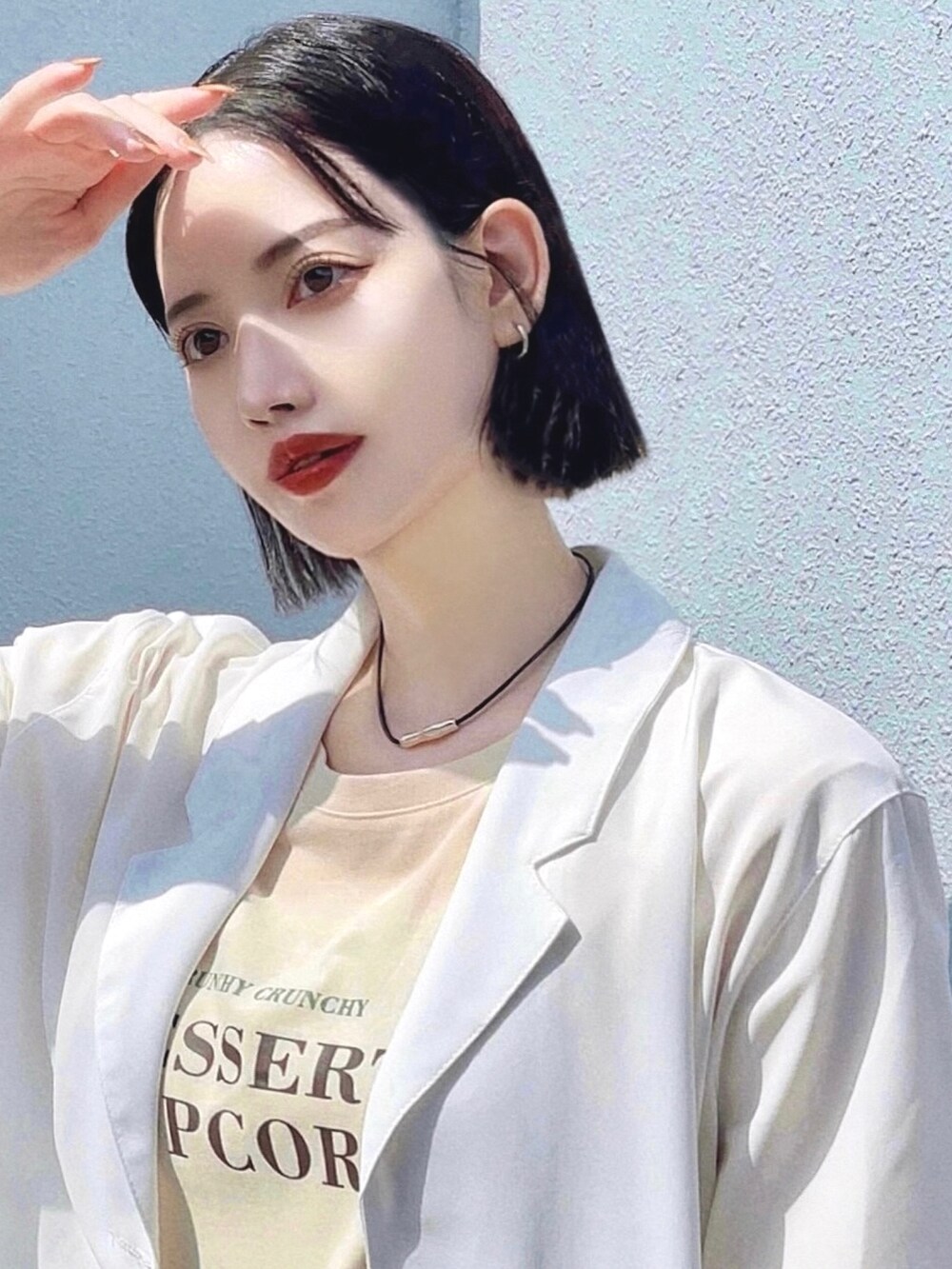 T Λ Eさんの「ポップコーンロゴTシャツ etdw23s003（etade）」を使ったコーディネートの2枚目の写真