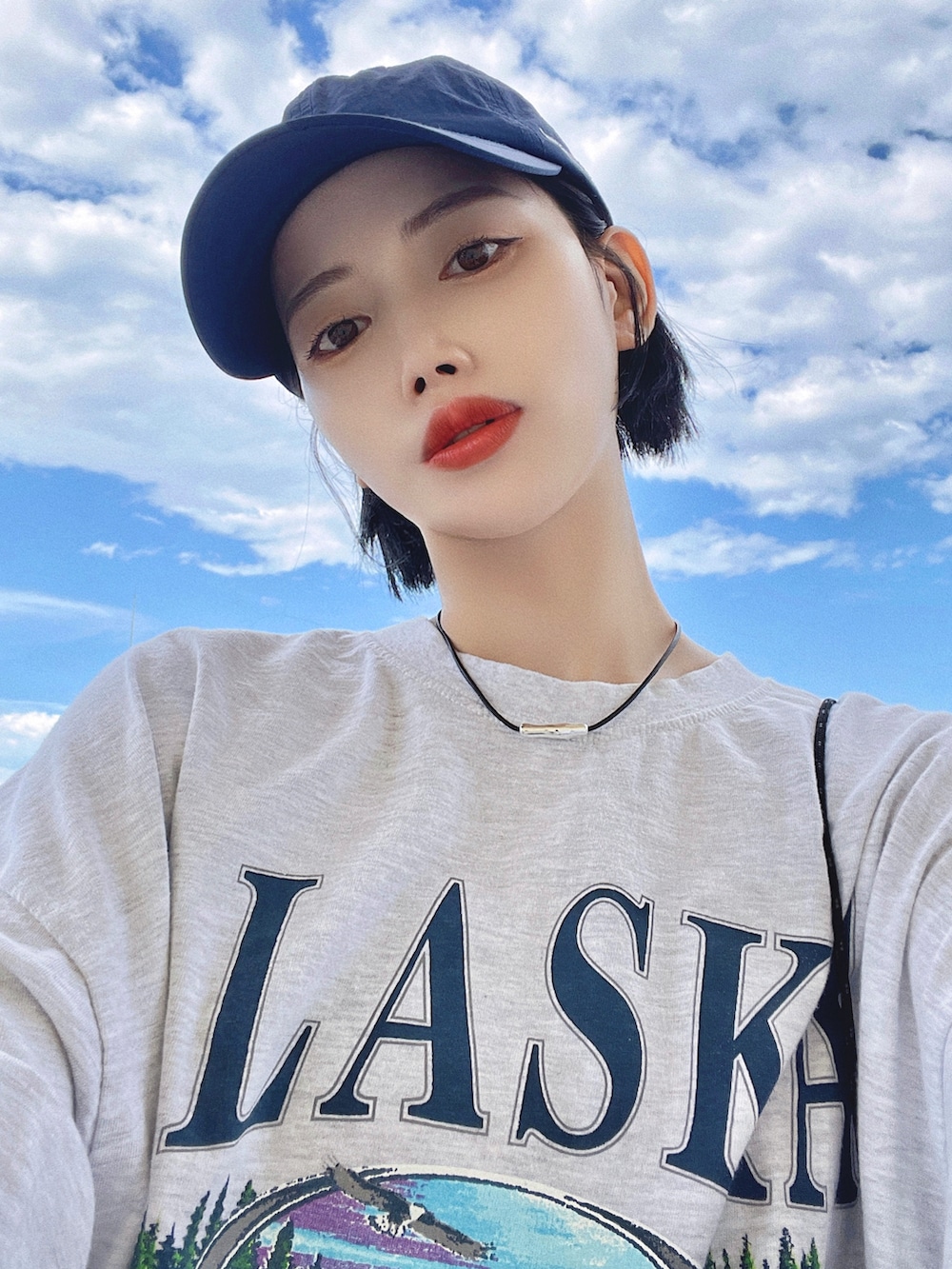 T Λ Eさんの「El mar(エルマール) "ALASKA"半袖Tシャツ（CANAL JEAN）」を使ったコーディネートの2枚目の写真