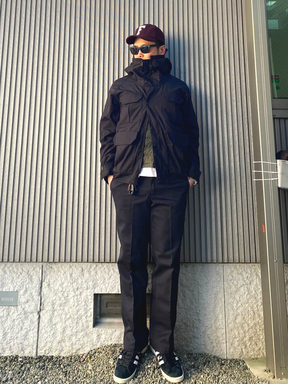 タケウチ☆ボンバイエさんの「＃【THE NORTH FACE /ノースフェイス】TNFLogoFlannelCap（THE NORTH FACE）」を使ったコーディネートの4枚目の写真
