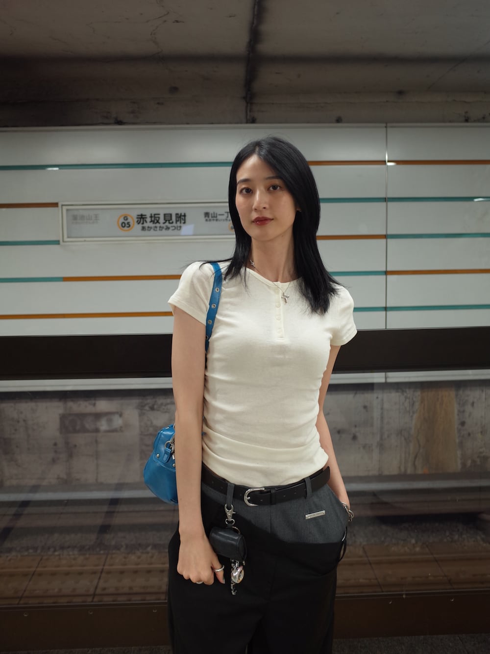 青野楓｜sunburnprojectのTシャツ/カットソーを使ったコーディネート