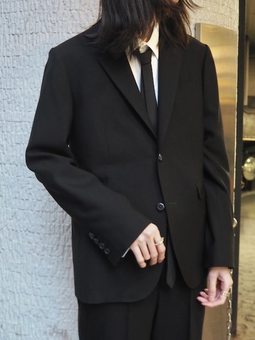 ladmusician ジャケットとワイドパンツのセットアップ　ブラック ladmusician ジャケットとワイドパンツのセットアップ ブラック