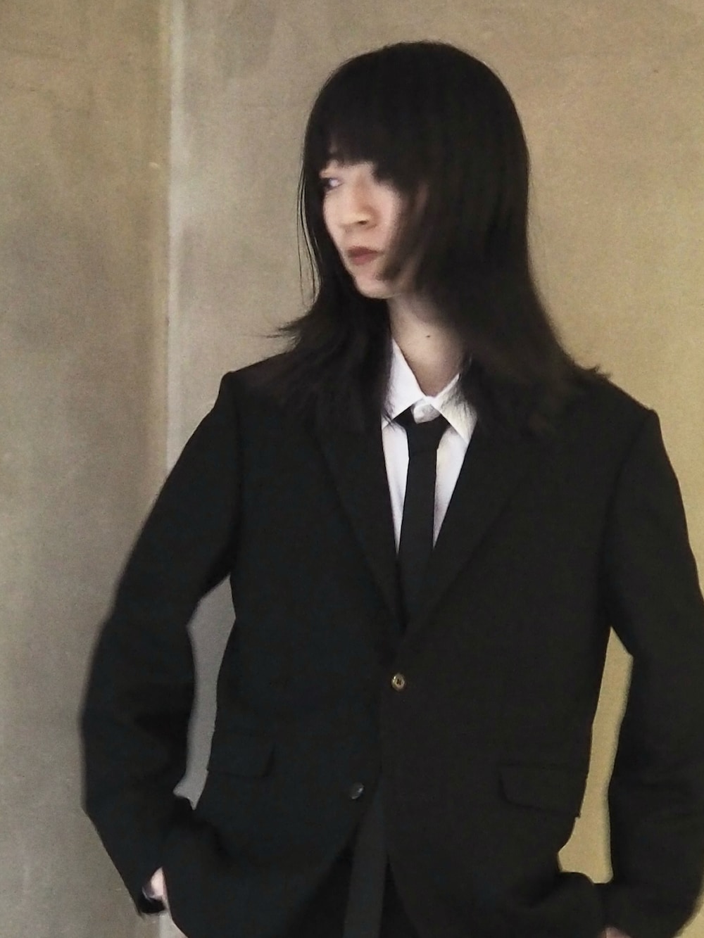 LAD MUSICIAN 黒 ブラック ジャケット パンツ セットアップ LAD MUSICIAN セットアップ42サイズ