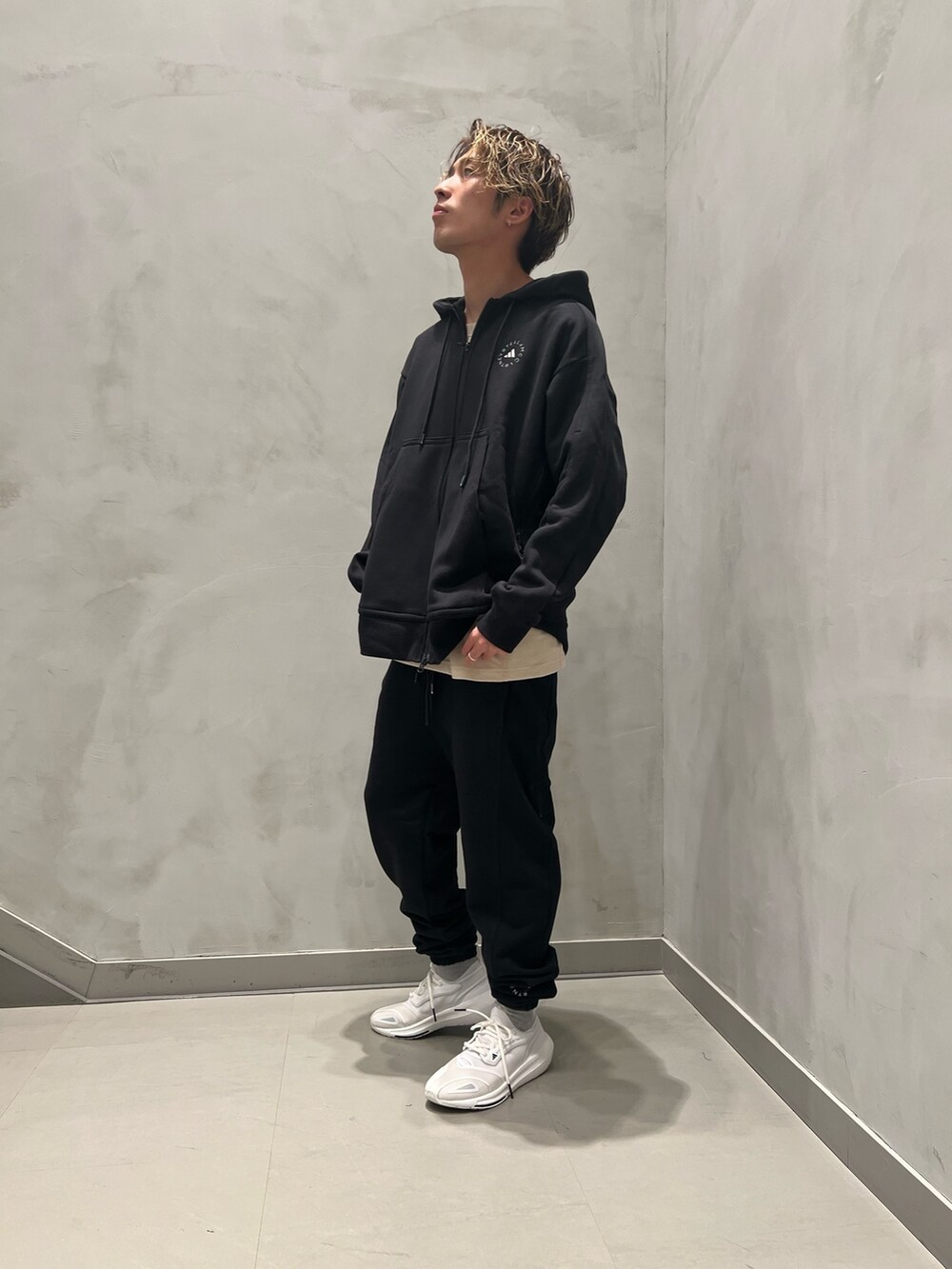 Stella McCartney Adidas ジャージ 上下セット 黒 Stella McCartney Adidas ジャージ 上下セット 黒 NT(アディダス