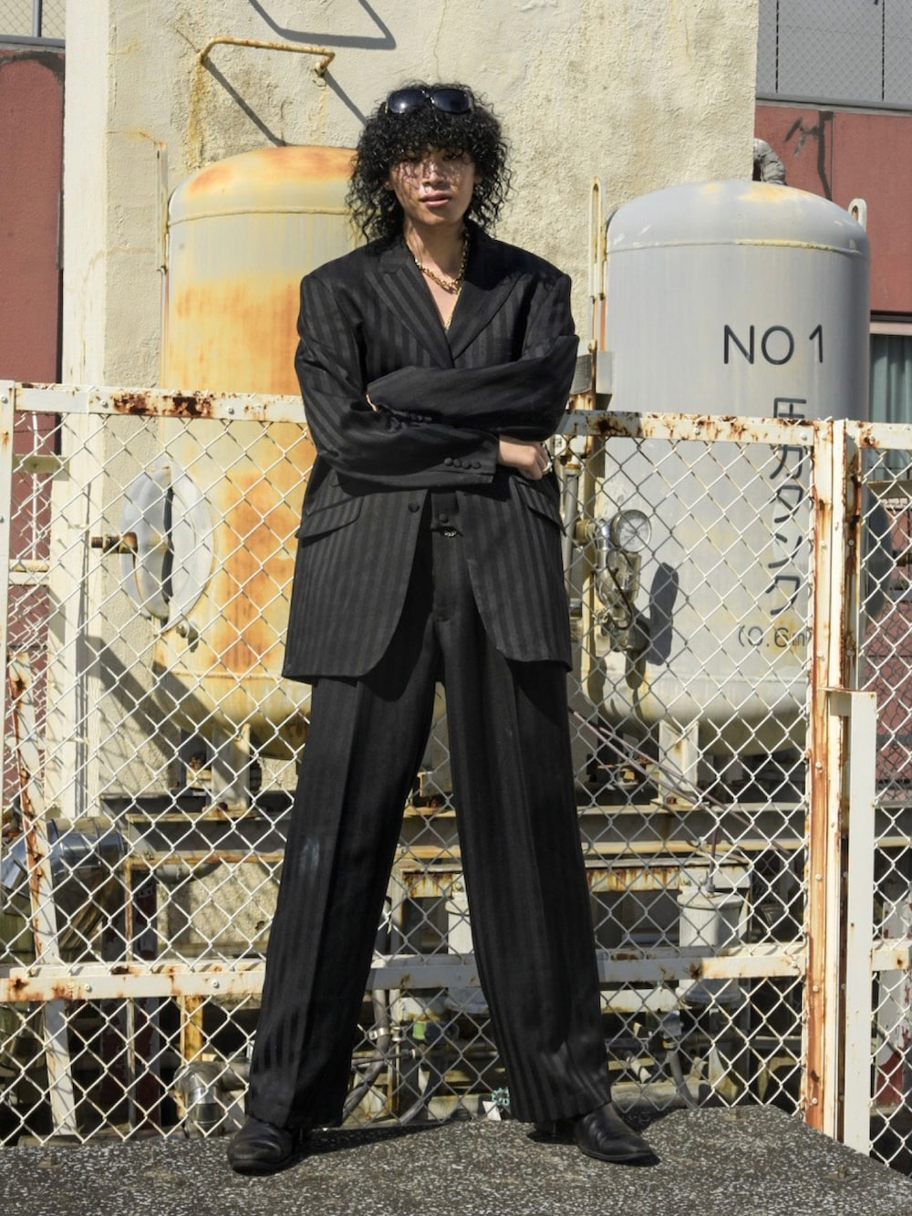 しょーた｜VINTAGEのスーツジャケットを使ったコーディネート - WEAR