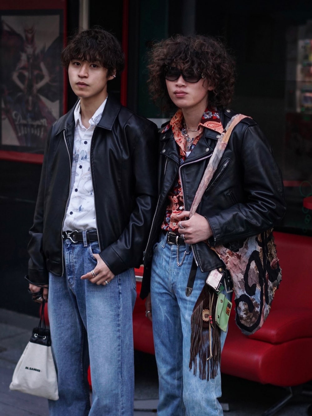 しょーた｜80s schottのライダースジャケットを使ったコーディネート 