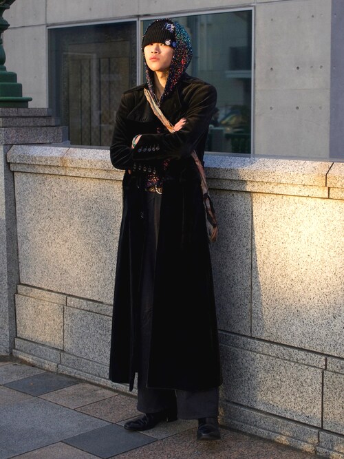 しょーた｜YOSHIYUKI KONISHIのチェスターコートを使った