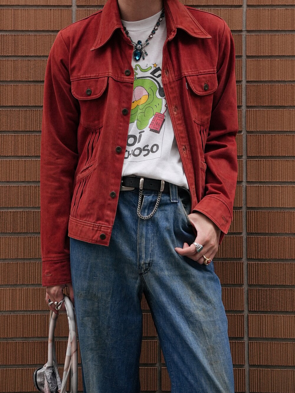 70s ダンガリージャケット MAVERICK Gジャン BLUE BELL （しょーた  