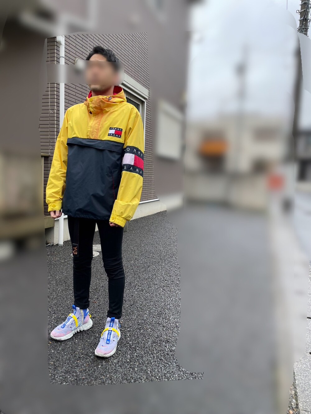 「GUのワンダーシェイプカラースキニーパンツ(股下76cm)（パンツ、ブラック系）」を使った、ぱやしだよさん（メンズ・175cm）の冬コーディネートの4枚目の写真