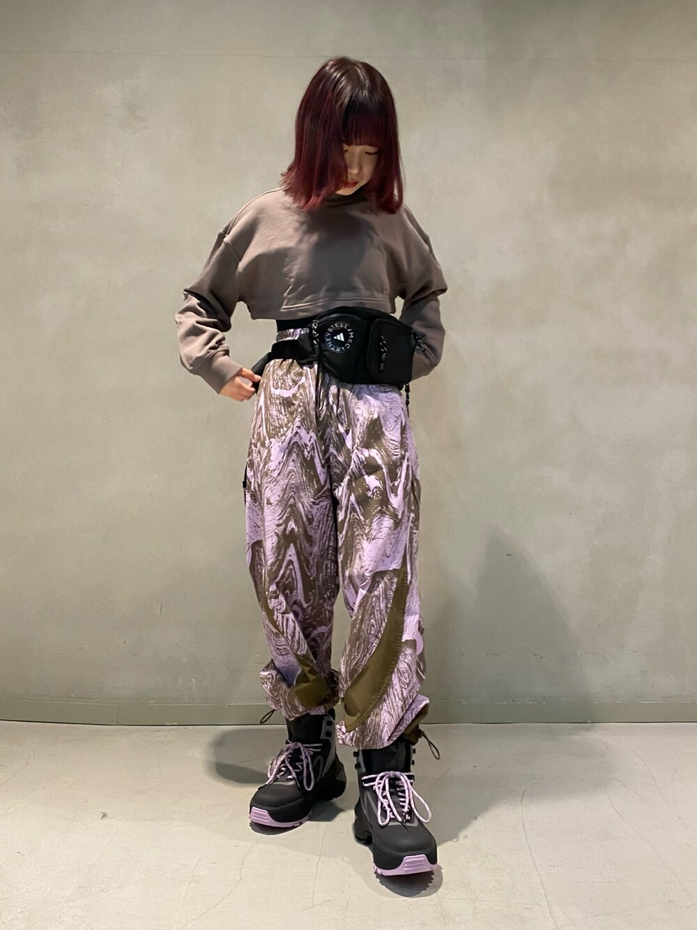 adidas by Stella McCartney スポーツウェア ロングパーカー