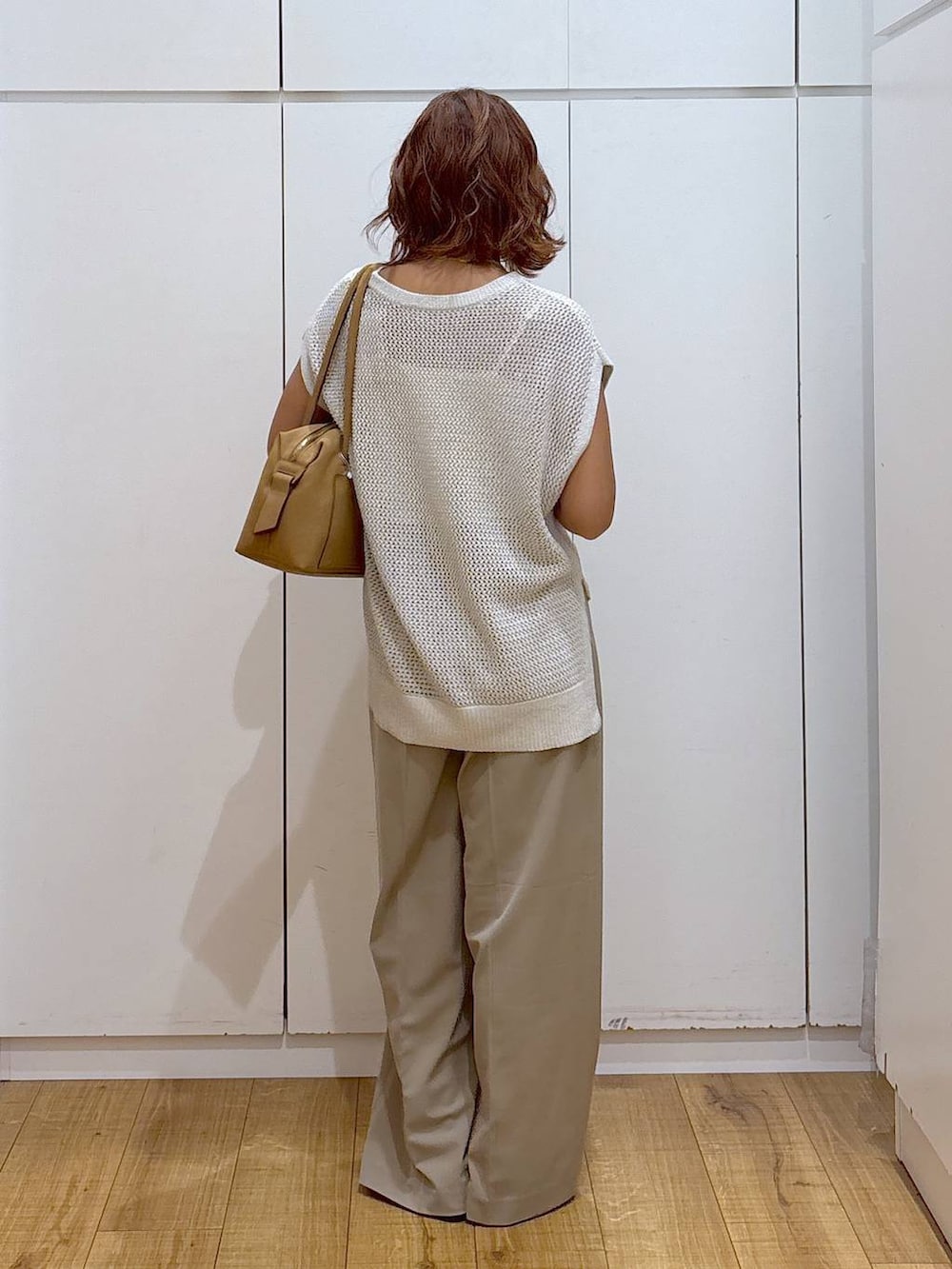 「体型カバー、高見え、高身長、ママコーデ、骨格ストレート、GLOBAL WORK、着痩せ・細見え、and STセール」|「GLOBAL WORKのUVカットアソートサングラス/283830(サングラス、ブラウン系)」を使った、ココさん(レディース・165cm)の夏コーディネートの4枚目の写真