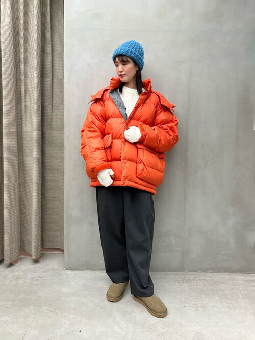 モヘヤブレンド スカシニット プルオーバーを使った人気ファッション