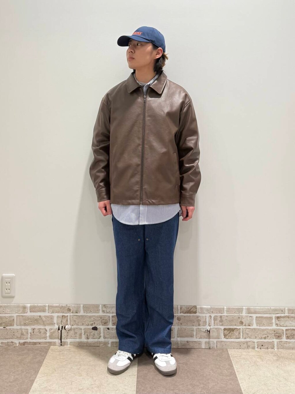 yuukiさんの「F.L. ZIP UP フライトジャケット（ITEMS URBANRESEARCH）」を使ったコーディネートの2枚目の写真