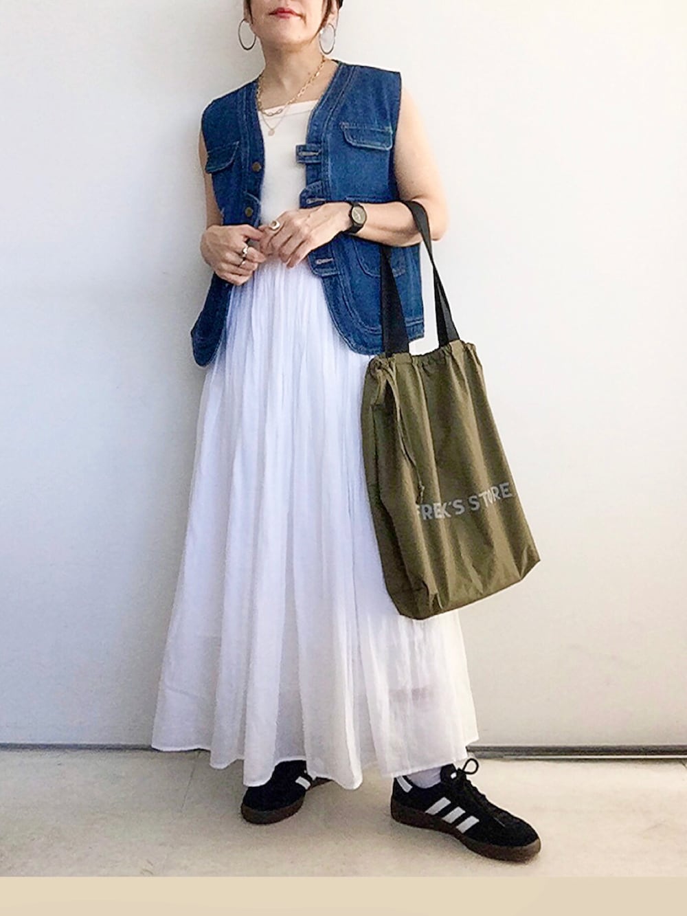 nugu klee ロングスカート　ベスト　2点セット nugu klee ロングスカート ベスト 2点セット