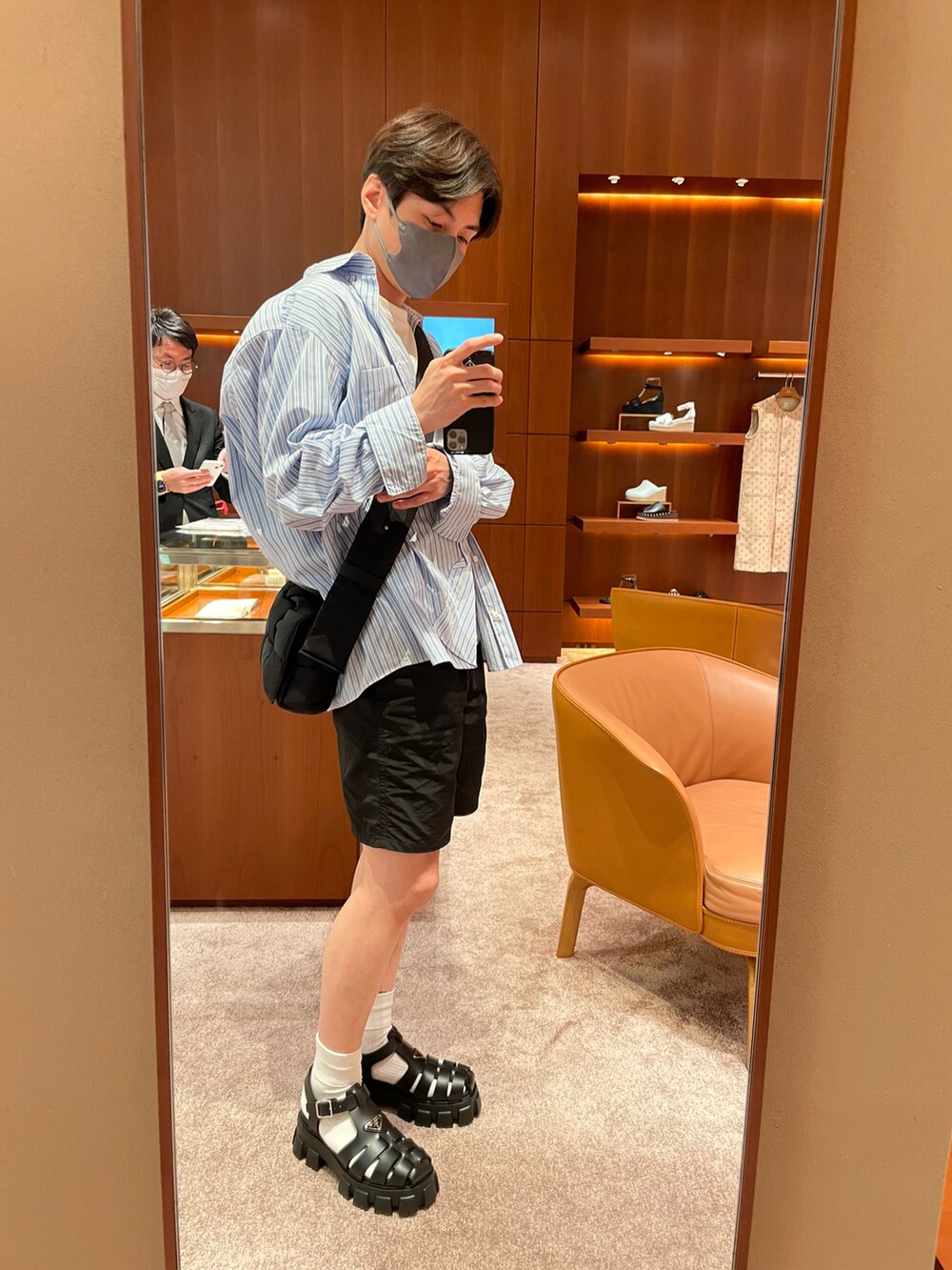 そっくん｜PRADAのサンダルを使ったコーディネート - WEAR