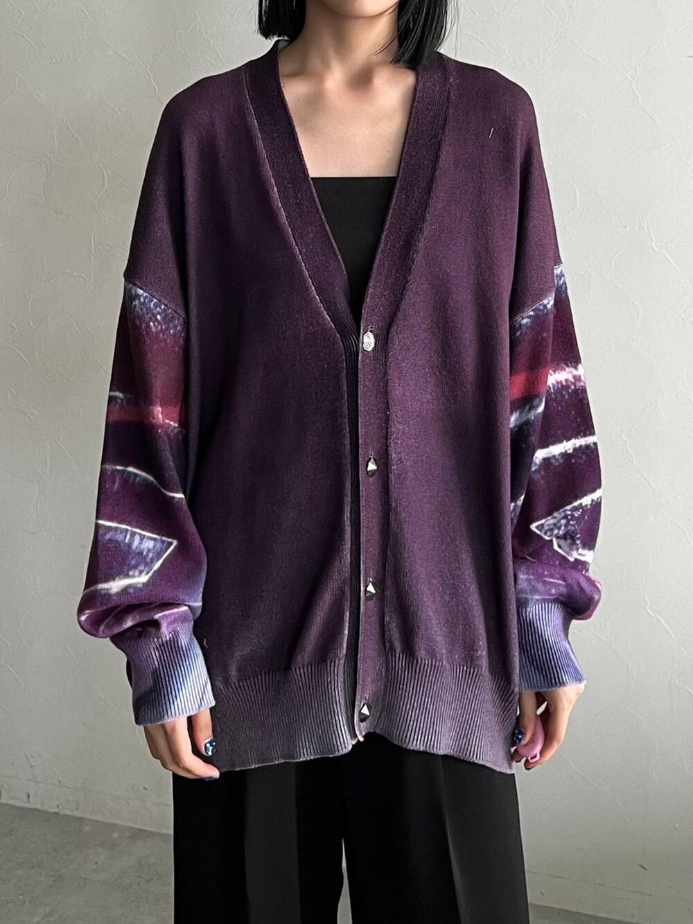 エヴァンゲリオンコラボ】A.T.フィールドカーディガン(HARE)を使った