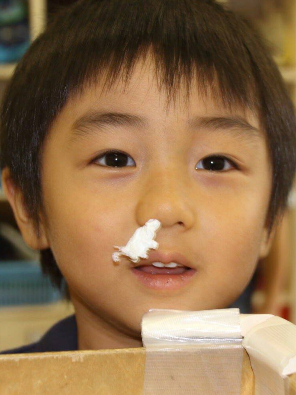 「自宅にて、キッズコーデ、男の子」｜「no brandのアイテム（トップス、その他）」を使った、れんれんこさん（キッズ・120cm）の夏コーディネートの2枚目の写真