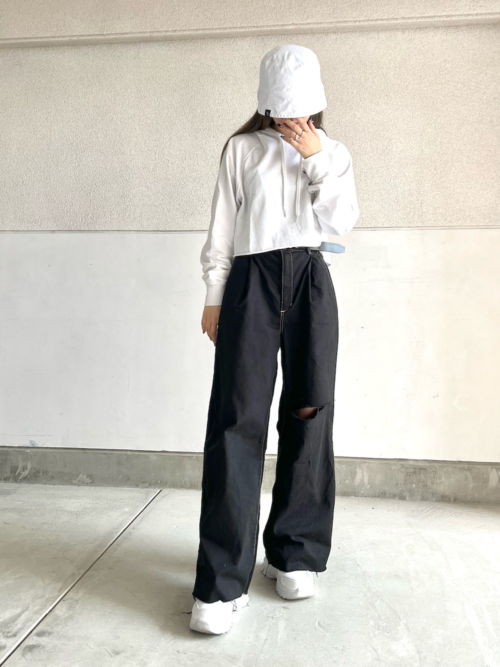 【春コーデに＊】HERMES バケットハット コットン 23071936.jpg