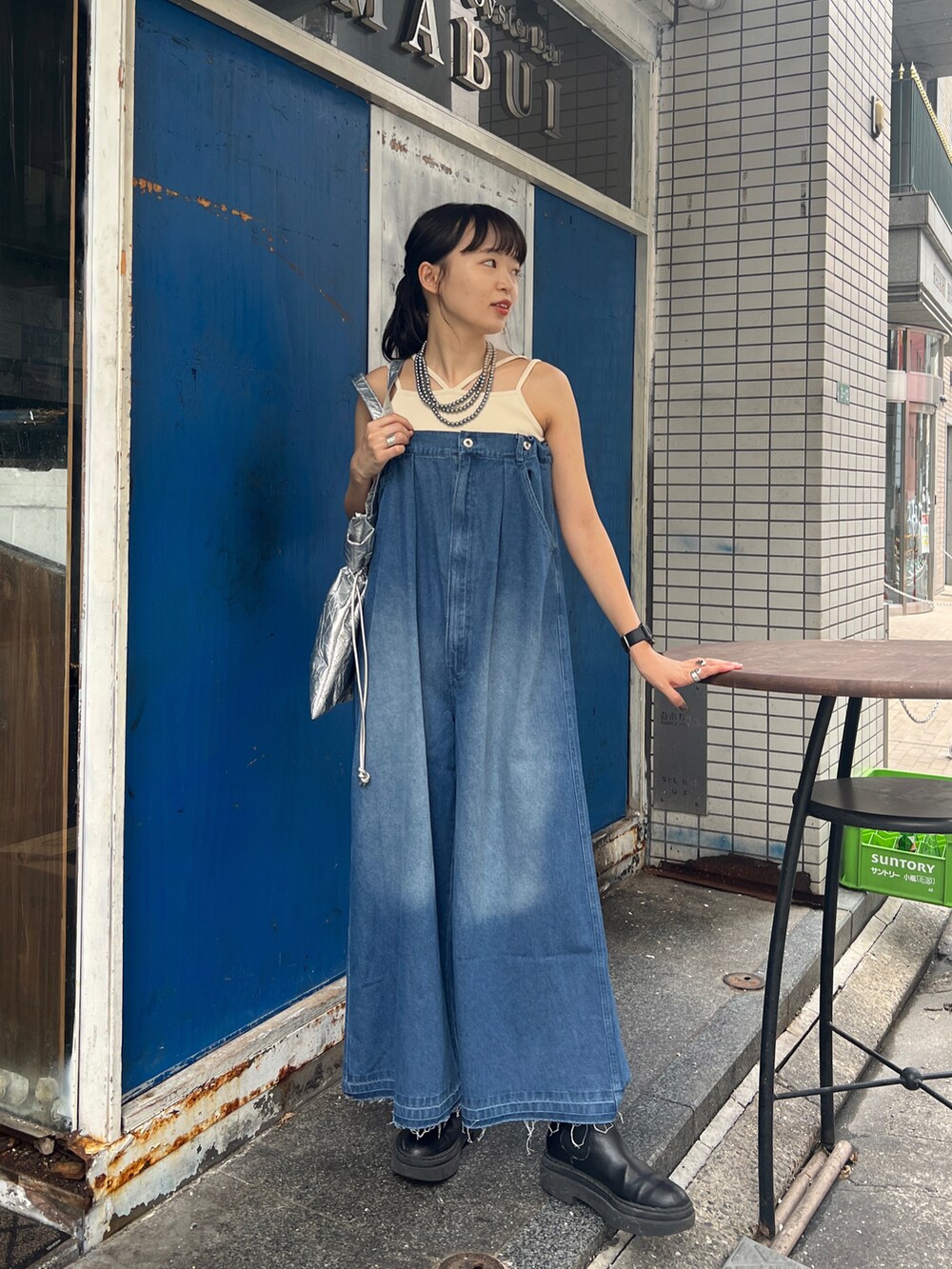 hamamoto hiyori｜Kastaneのサロペット/オーバーオールを使った