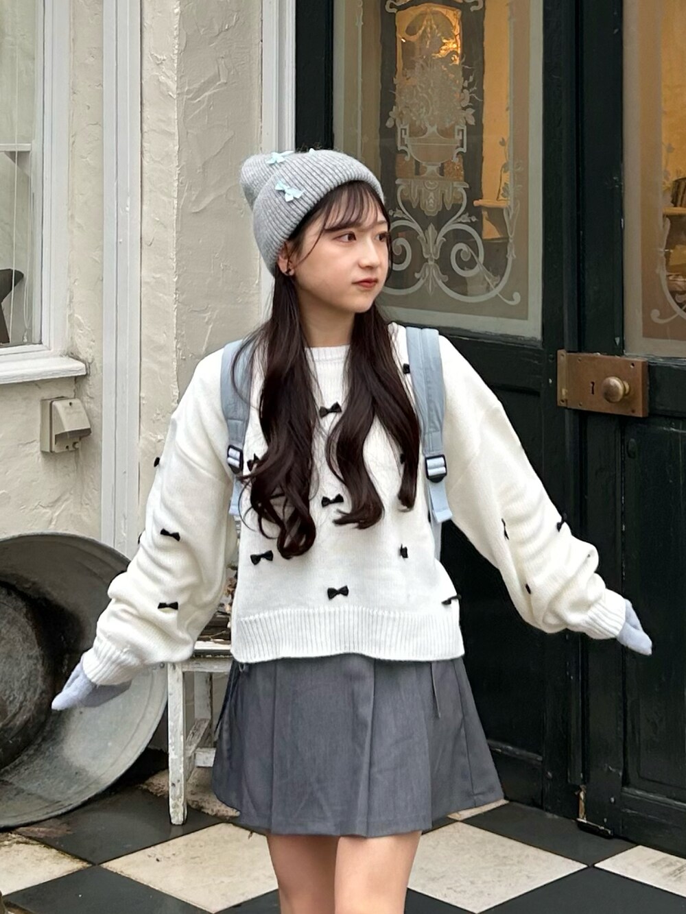 ami｜one after another NICE CLAUPのブーツを使った