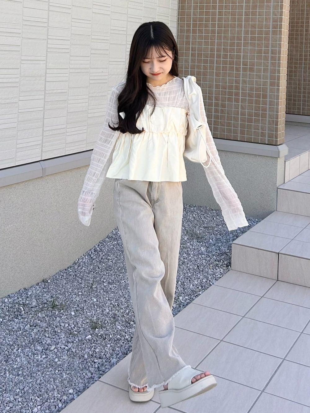 ami｜mysticのデニムパンツを使ったコーディネート - WEAR