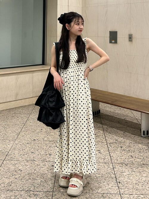 ZARA｜ビーズミニショルダー♡パーティーや夏コーデの主役 yuca0614 / ZARA(ザラ)の「パールビーズミニバケットバッグ」を