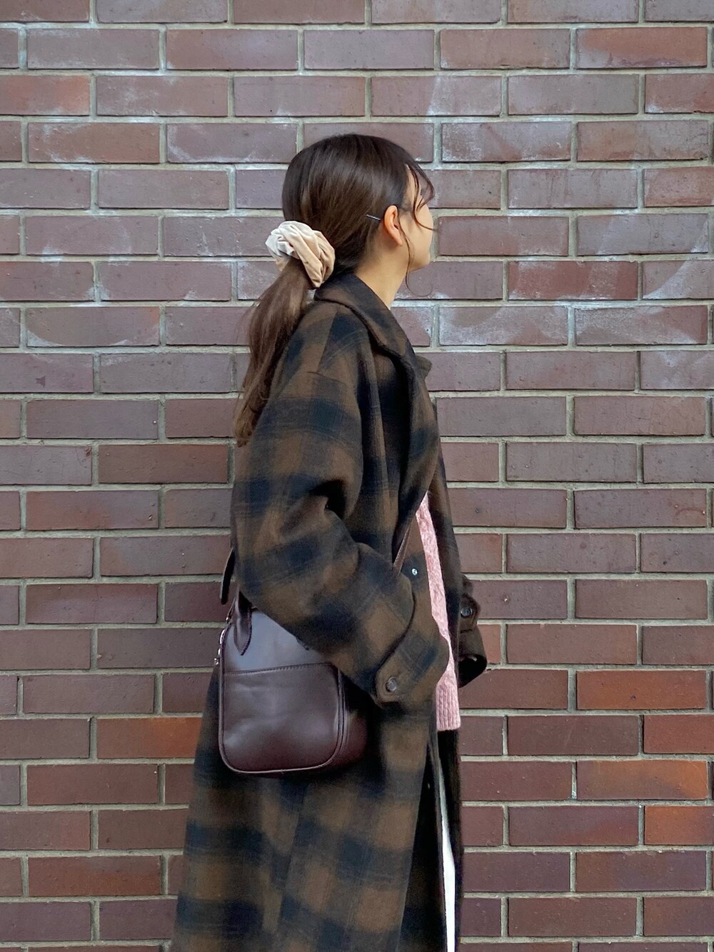 AMI美品ブラウン系チェックアミパリチェスターコート ami｜Heatherのチェスターコートを使ったコーディネート - WEAR