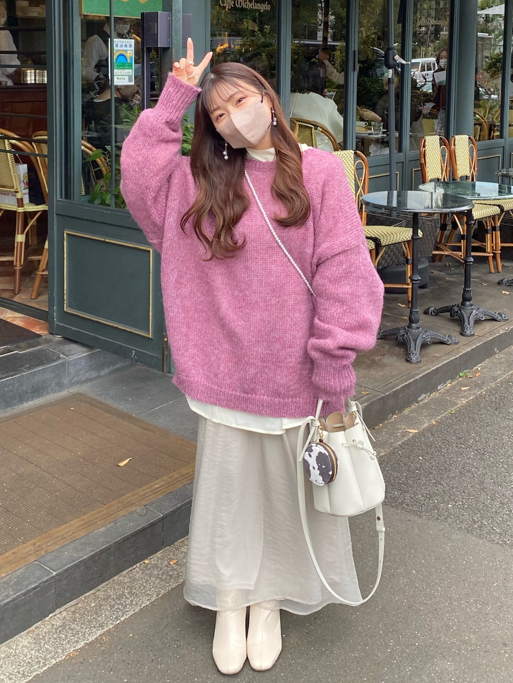 ami｜mysticのニット/セーターを使ったコーディネート - WEAR ami