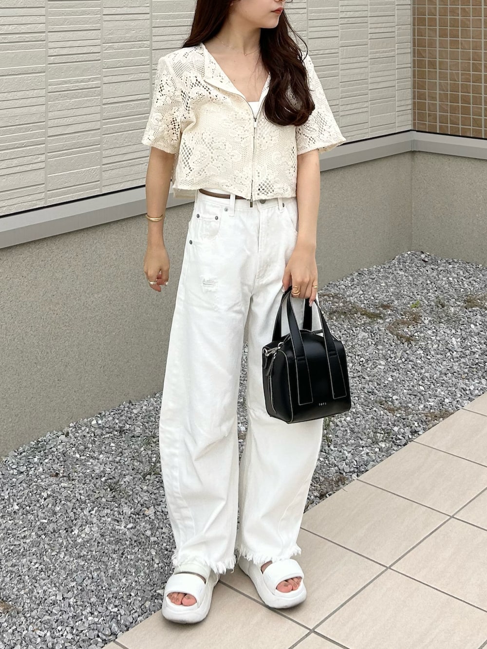 ami｜mysticのデニムパンツを使った夏コーディネート - WEAR